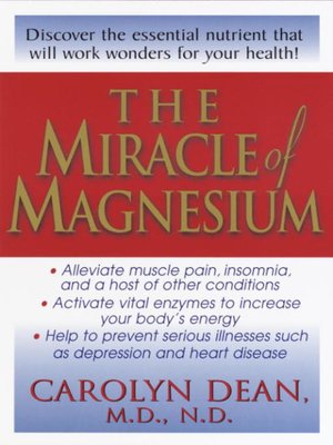 cover image of The Miracle of Magnesium